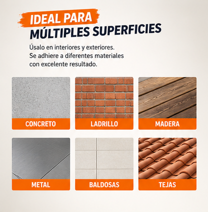 Sellador Adhesivo Impermeable Tapagotera 2X1