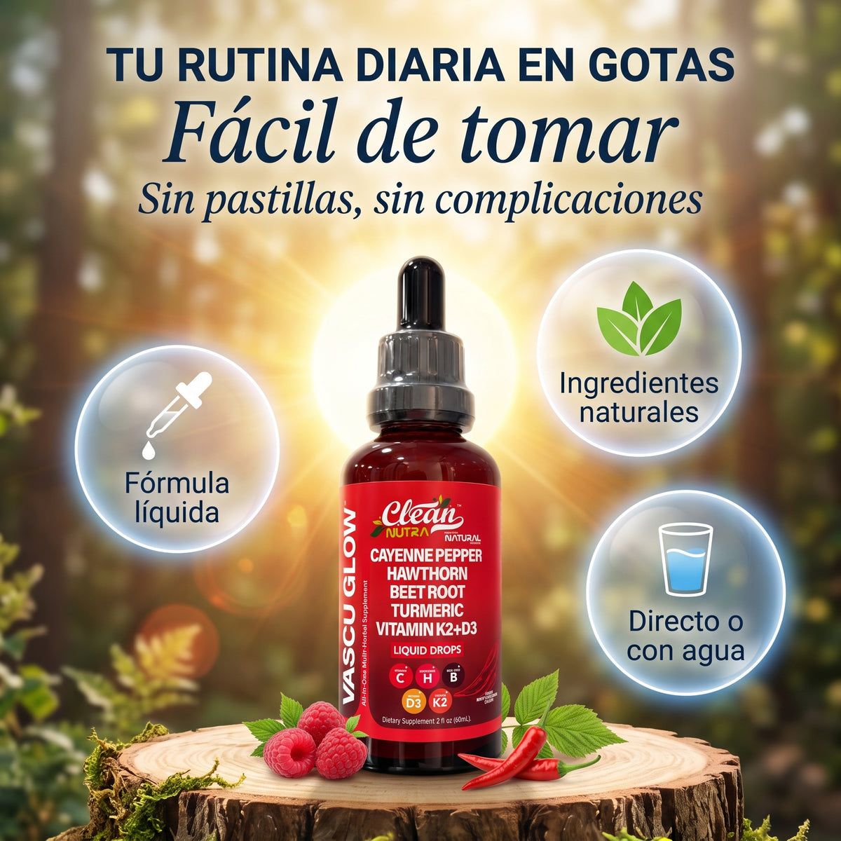 VASCU GLOW CLEAN NUTRA X 60 ML